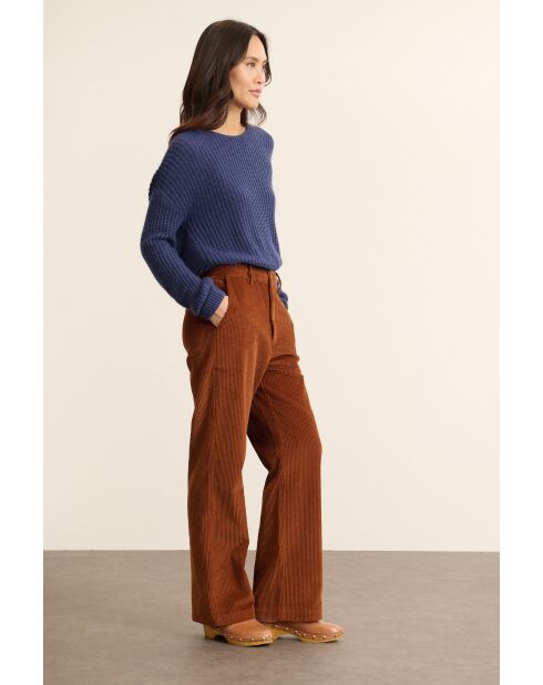Klaya biscuit fluwelen broek