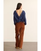 Klaya biscuit fluwelen broek
