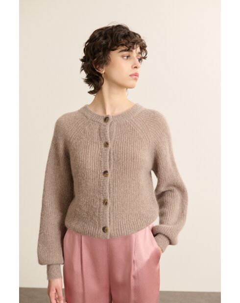 Pull Givre taupe