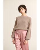 Pull Givre taupe