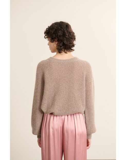 Pull Givre taupe