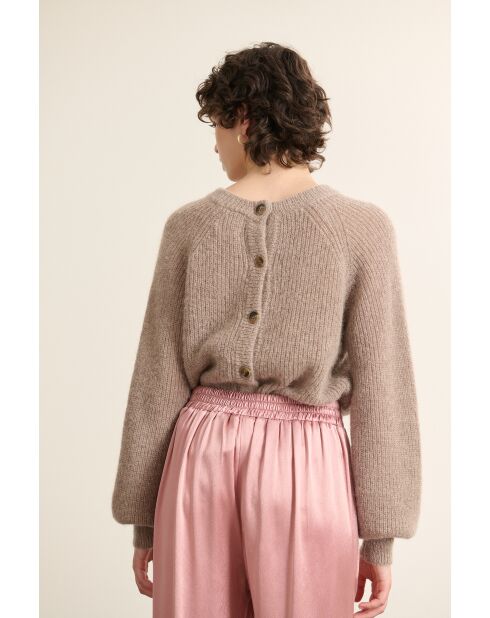 Pull Givre taupe