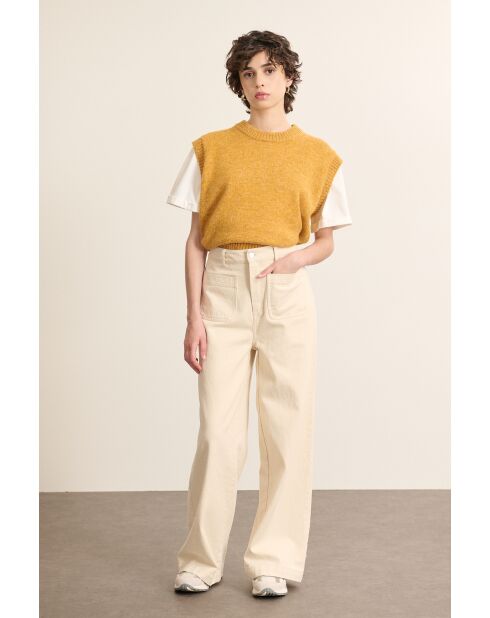 Pantalones Torres ecru