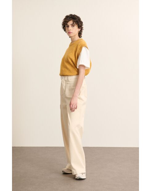 Pantalones Torres ecru