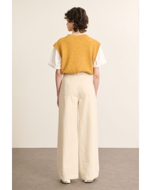Pantalones Torres ecru
