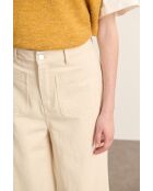 Pantalones Torres ecru