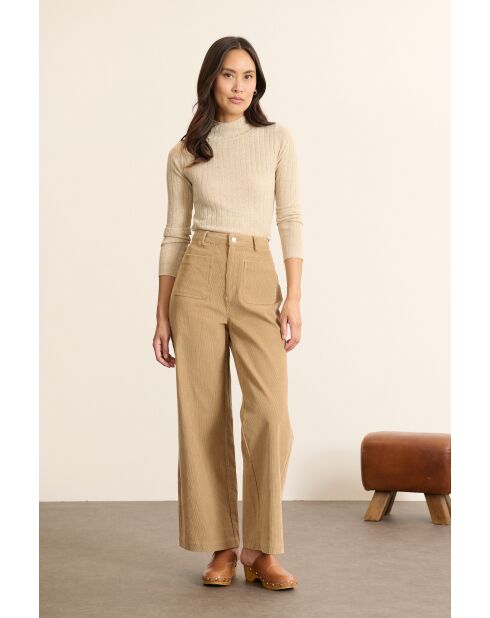 Pull Pistache beige