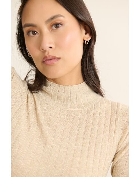 Pull Pistache beige