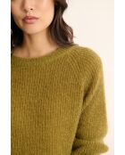 Pull Givre olive