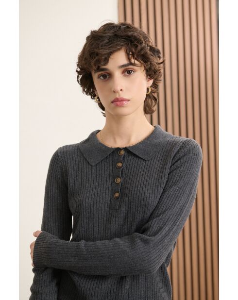Pull Binti gris