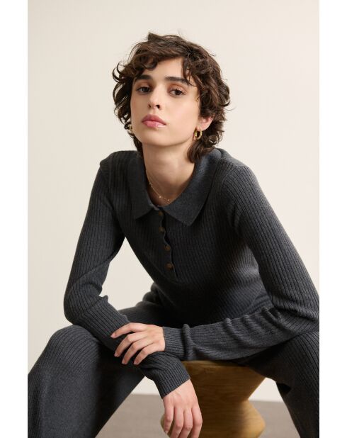 Pull Binti gris