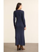Marineblauwe Tipi-jurk
