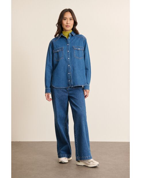 Chemise Becky bleue