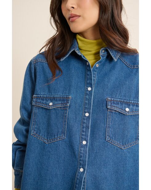 Chemise Becky bleue