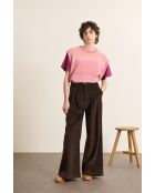 Braune Samthose Voltaire
