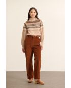 Beiger Bicha Pullover