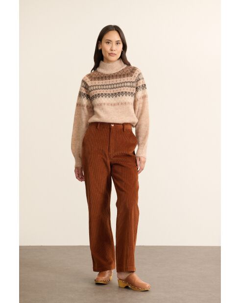 Beiger Bicha Pullover