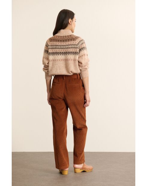 Beiger Bicha Pullover