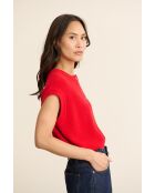 Gilet Bisou rouge