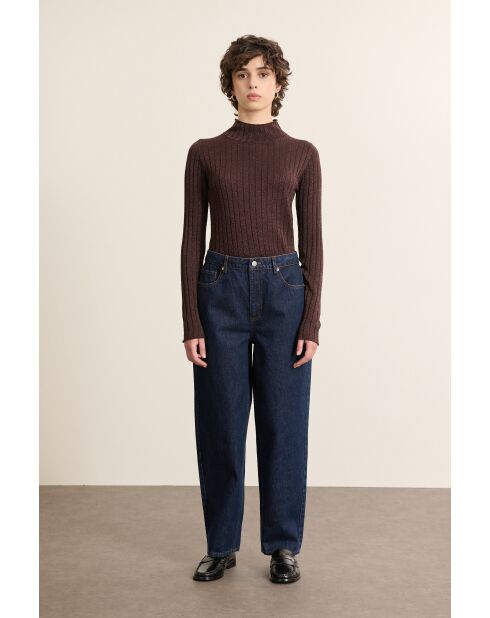 Pull Pistache marron