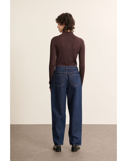 Pull Pistache marron