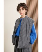 Graue brasilianische Wolljacke