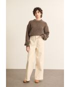 Pull Pissenlit marron
