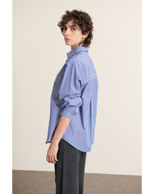 Chemise Ted bleue
