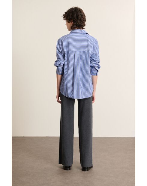 Chemise Ted bleue