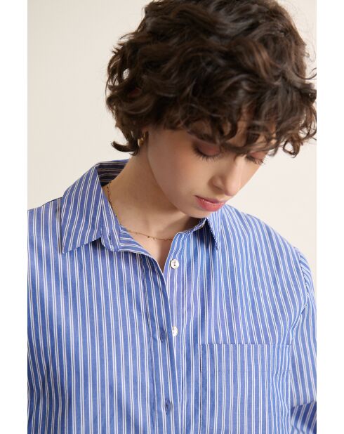 Chemise Ted bleue
