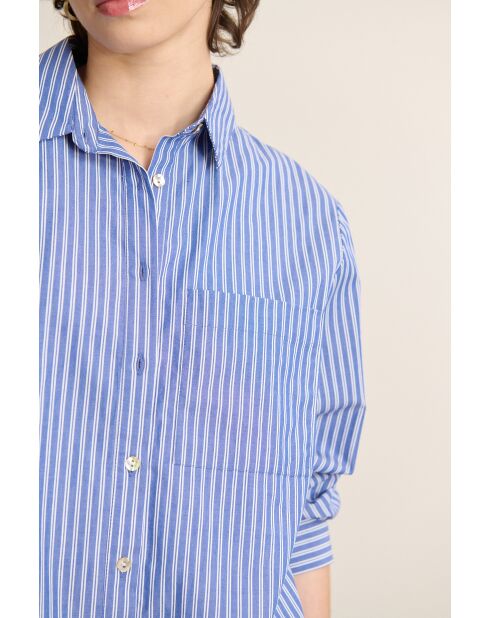 Chemise Ted bleue