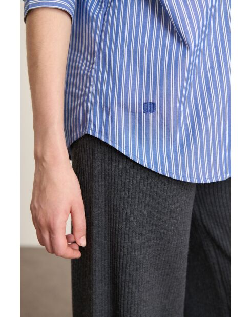 Chemise Ted bleue