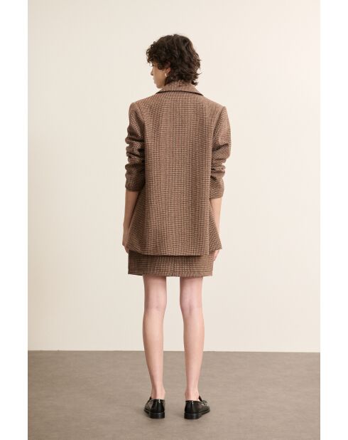 Bruine wollen jas van Tresse