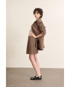 Bruine wollen jas van Tresse