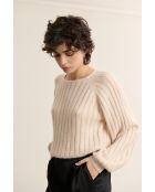 Maglione beige Timothe