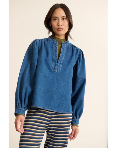 Blouse Bea bleue