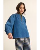 Blouse Bea bleue