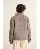Manteau en laine Truffe bleu