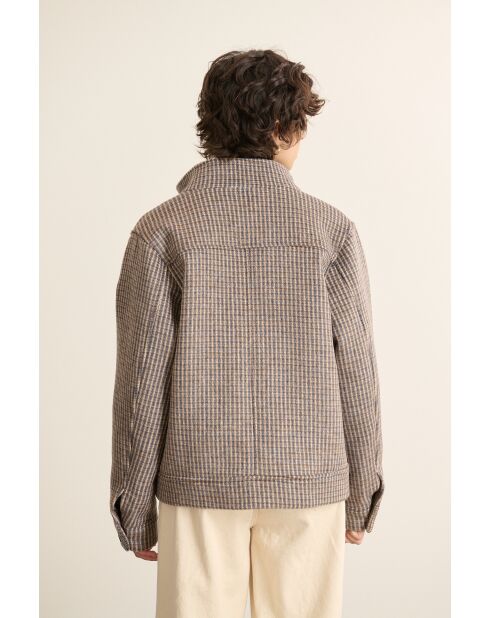 Manteau en laine Truffe bleu