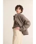 Manteau en laine Truffe bleu