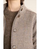 Manteau en laine Truffe bleu