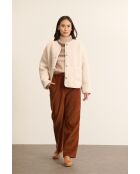 Manteau Brandy écru