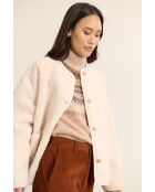 Manteau Brandy écru
