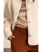 Manteau Brandy écru