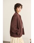Manteau en laine Tresor marron