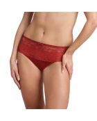 Culotte Flower Elegance rouge velours