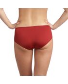 Culotte Flower Elegance rouge velours