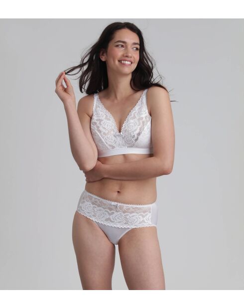 Culotte Flower Elegance blanche