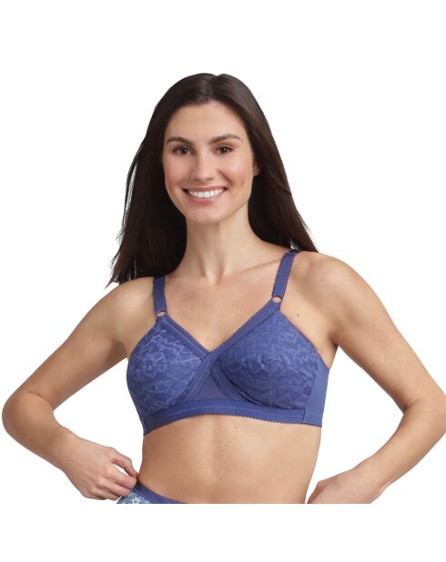Soutien-gorge Coeur Croise bleu cobalt