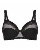 Soutien-gorge Coeur Croise feminin micro noir